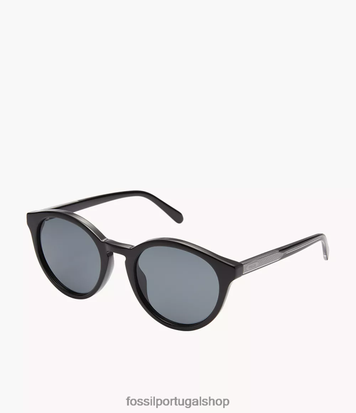 Fossil homens óculos de sol redondos wren verde acessório 40NJ6Z2055