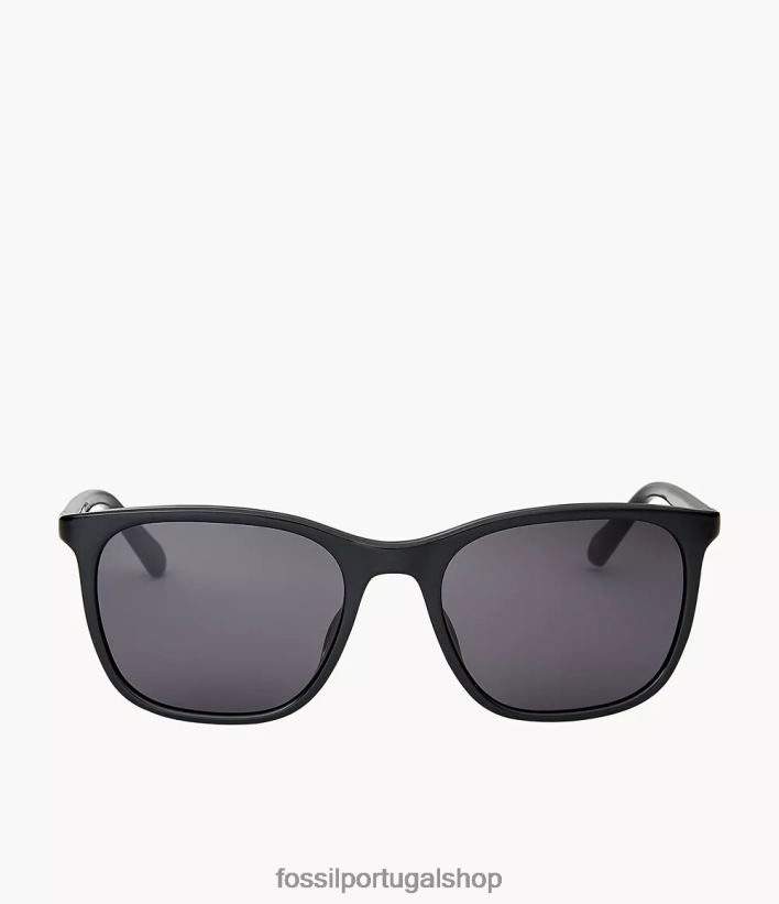 Fossil homens óculos de sol retângulo juliano cinza acessório 40NJ6Z2053