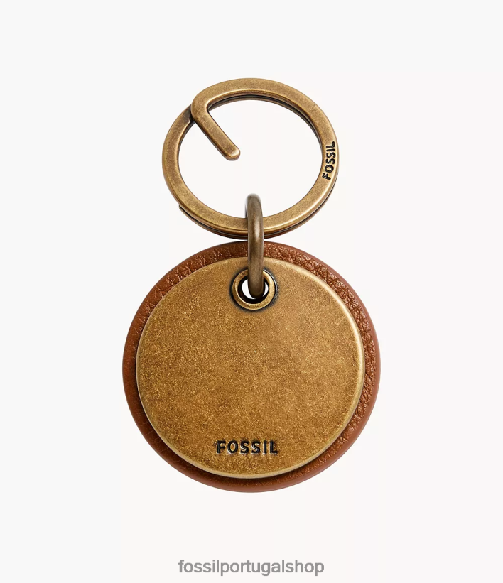 Fossil homens chaveiro boone selim acessório 40NJ6Z2075