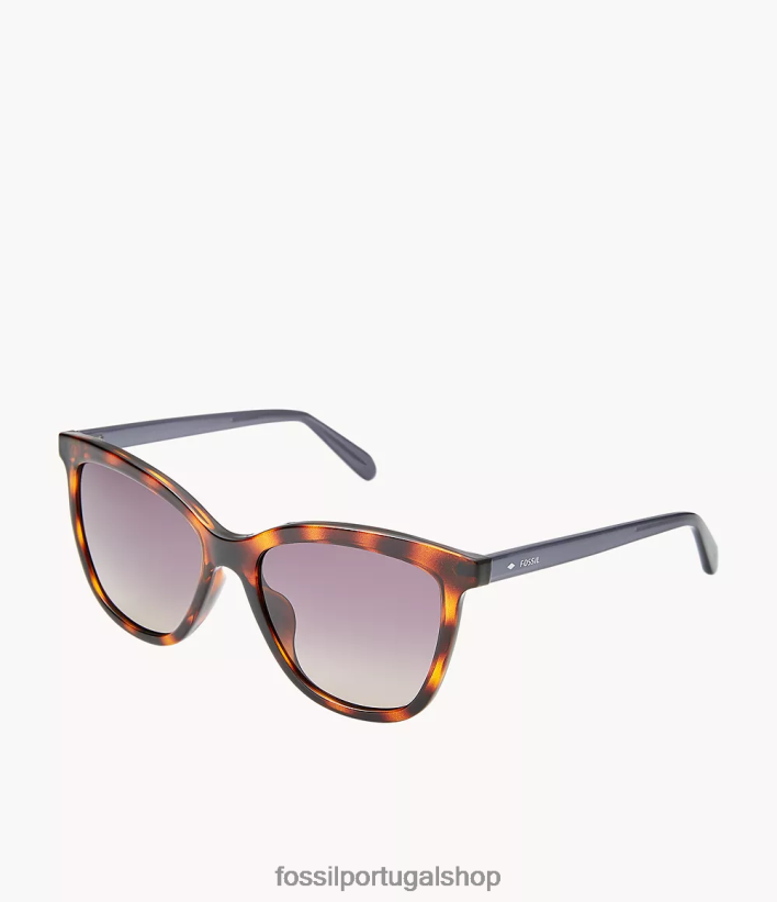 Fossil mulheres óculos de sol olho de gato kenra roxo acessório 40NJ6Z1991