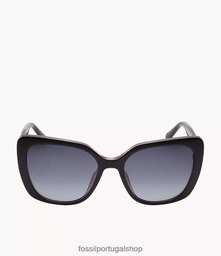 Fossil mulheres óculos de sol quadrados cat cinza acessório 40NJ6Z1974