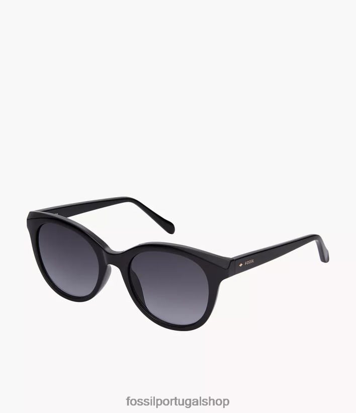 Fossil mulheres óculos de sol redondos celina cinza acessório 40NJ6Z1980