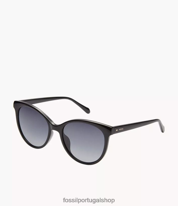 Fossil mulheres óculos de sol redondos rileigh cinza acessório 40NJ6Z1985