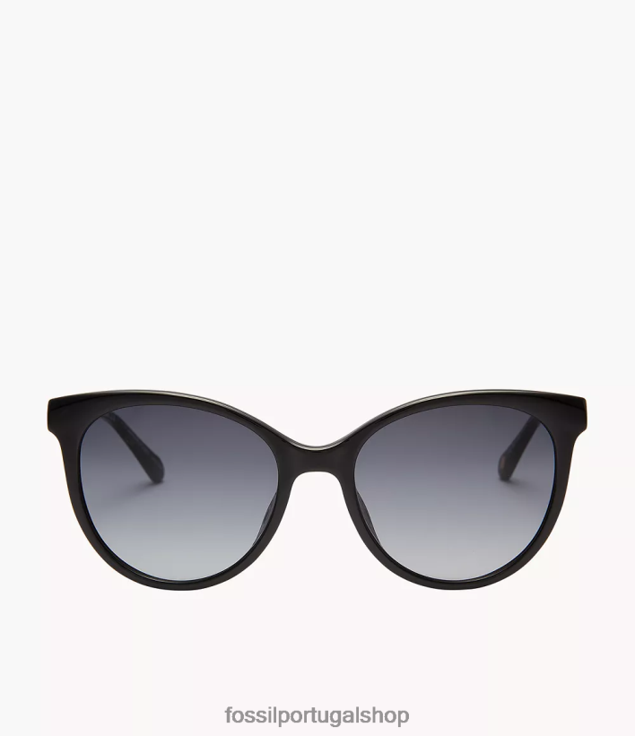 Fossil mulheres óculos de sol redondos rileigh cinza acessório 40NJ6Z1985