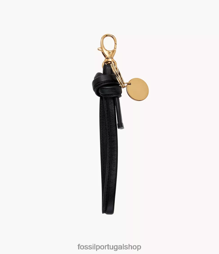 Fossil mulheres chaveiro de laço para presente preto acessório 40NJ6Z1969