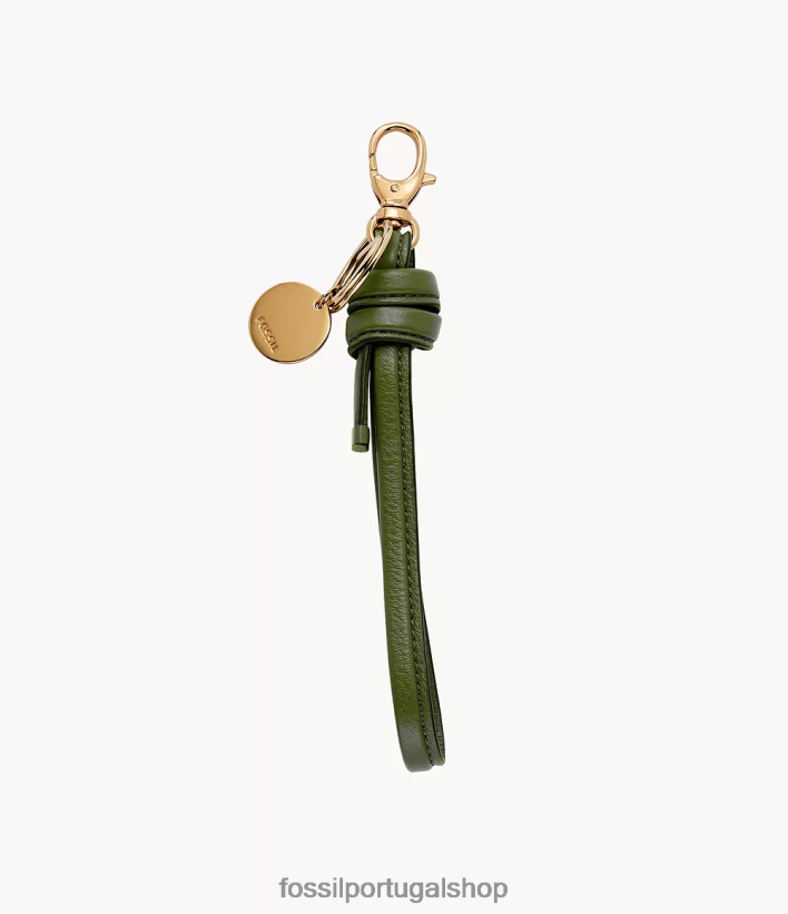 Fossil mulheres chaveiro de laço para presente verde acessório 40NJ6Z1967