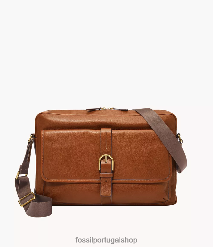 Fossil homens mensageiro camden marrom bolsa 40NJ6Z1620