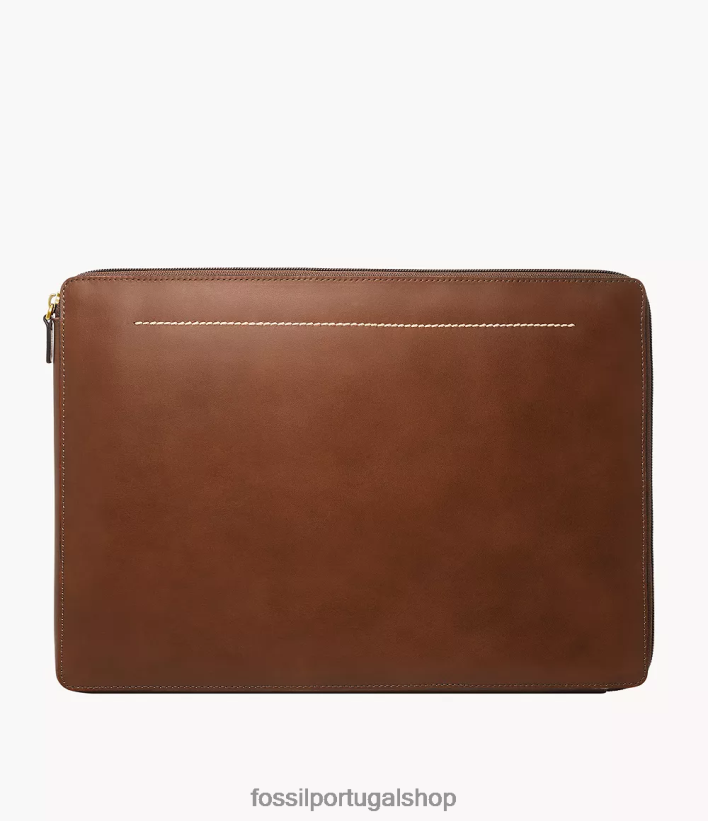 Fossil homens capa para laptop westover marrom bolsa 40NJ6Z2002