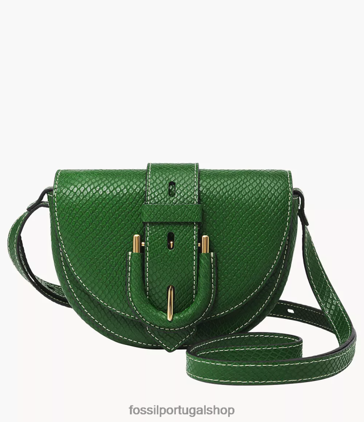 Fossil mulheres Harwell pequena aba crossbody verde bolsa 40NJ6Z348