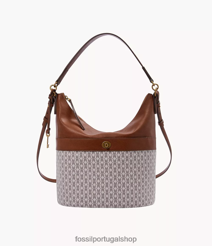 Fossil mulheres Talulla Hobo marrom bolsa 40NJ6Z546
