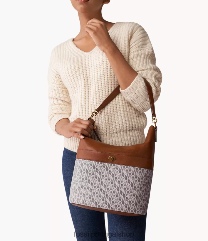 Fossil mulheres Talulla Hobo marrom bolsa 40NJ6Z546