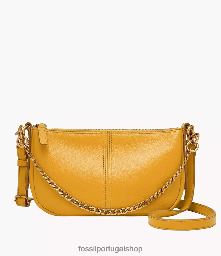 Fossil mulheres baguete jolie amarelo bolsa 40NJ6Z334