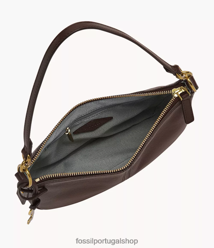 Fossil mulheres baguete jolie marrom escuro bolsa 40NJ6Z739
