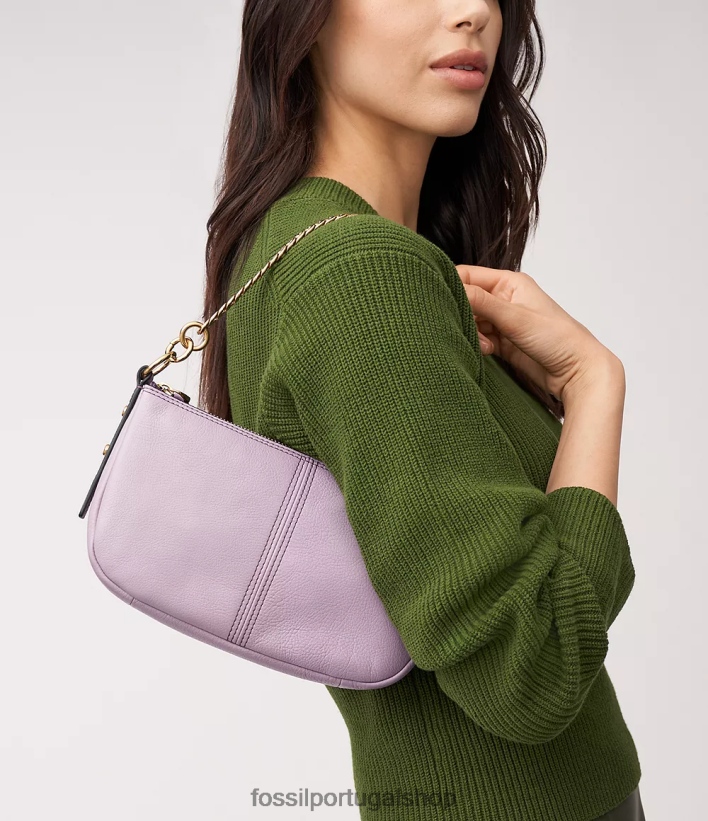 Fossil mulheres baguete jolie roxo bolsa 40NJ6Z350