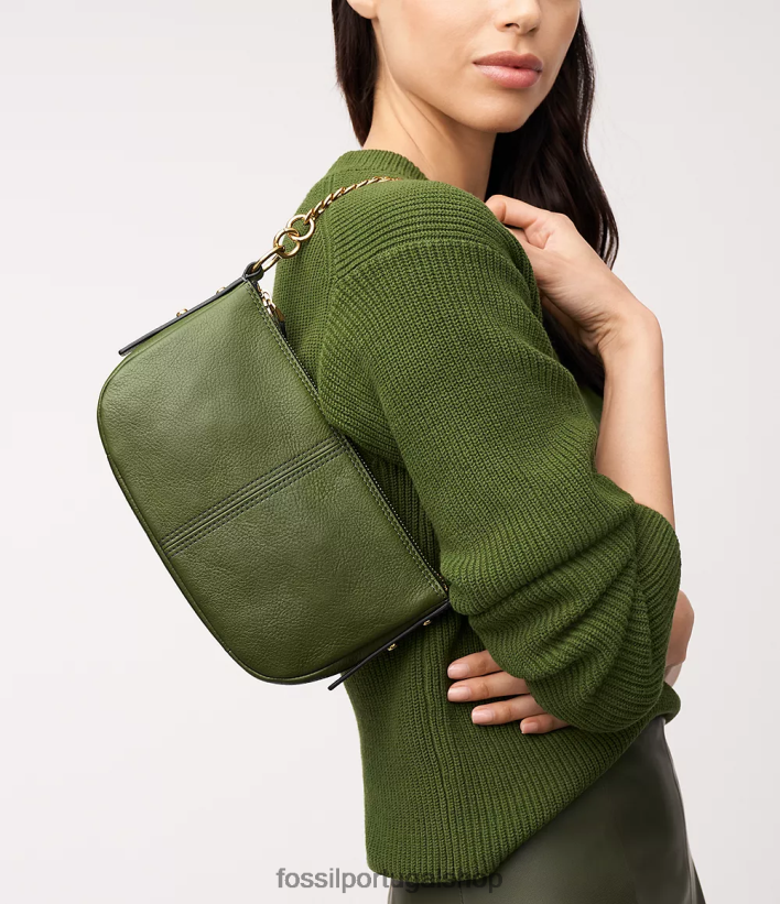 Fossil mulheres baguete jolie verde bolsa 40NJ6Z346