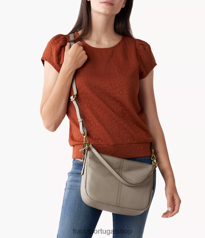 Fossil mulheres bolsa crossbody jolie cinza bolsa 40NJ6Z574