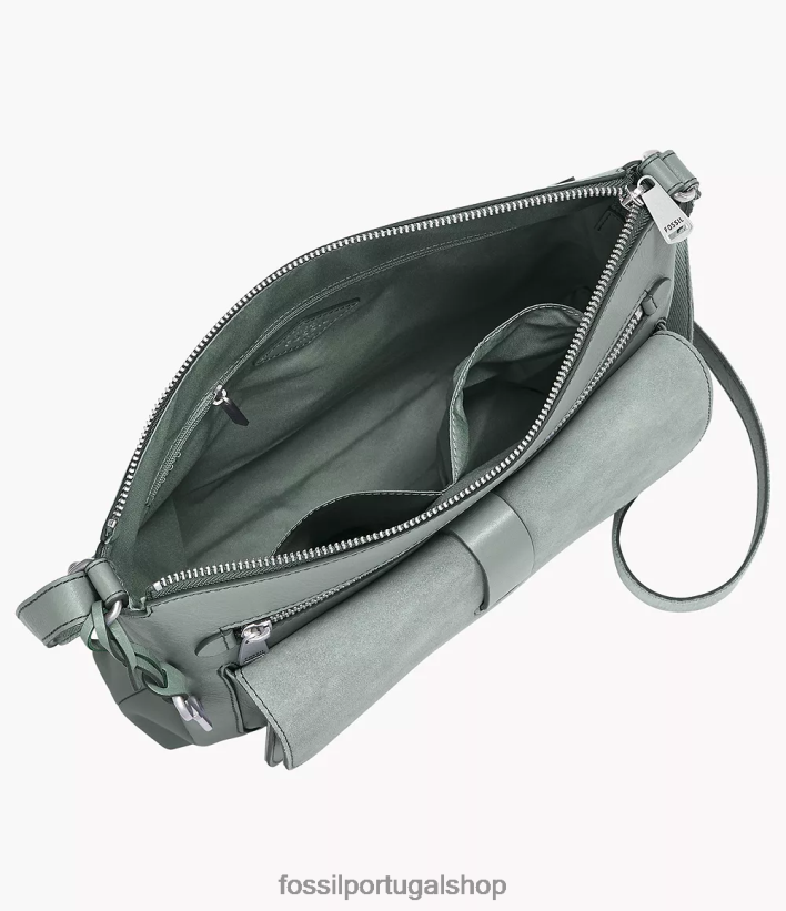 Fossil mulheres bolsa crossbody kinley cáqui bolsa 40NJ6Z515
