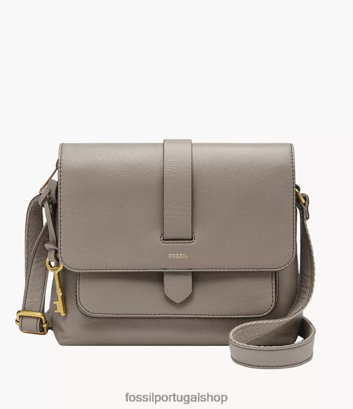 Fossil mulheres bolsa crossbody kinley cinza bolsa 40NJ6Z652