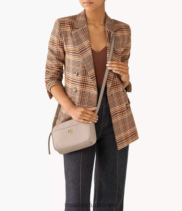 Fossil mulheres bolsa para câmera Brennon cinza bolsa 40NJ6Z464