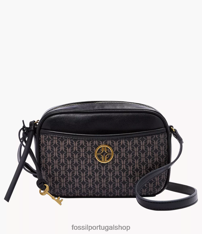 Fossil mulheres bolsa para câmera Brennon preto bolsa 40NJ6Z609