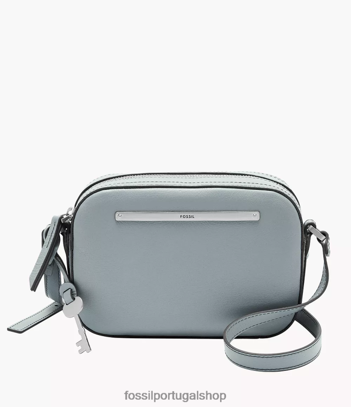 Fossil mulheres bolsa para câmera liza azul bolsa 40NJ6Z466
