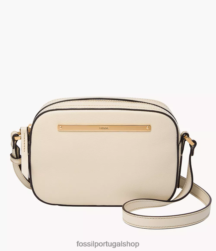 Fossil mulheres bolsa para câmera liza branco bolsa 40NJ6Z314