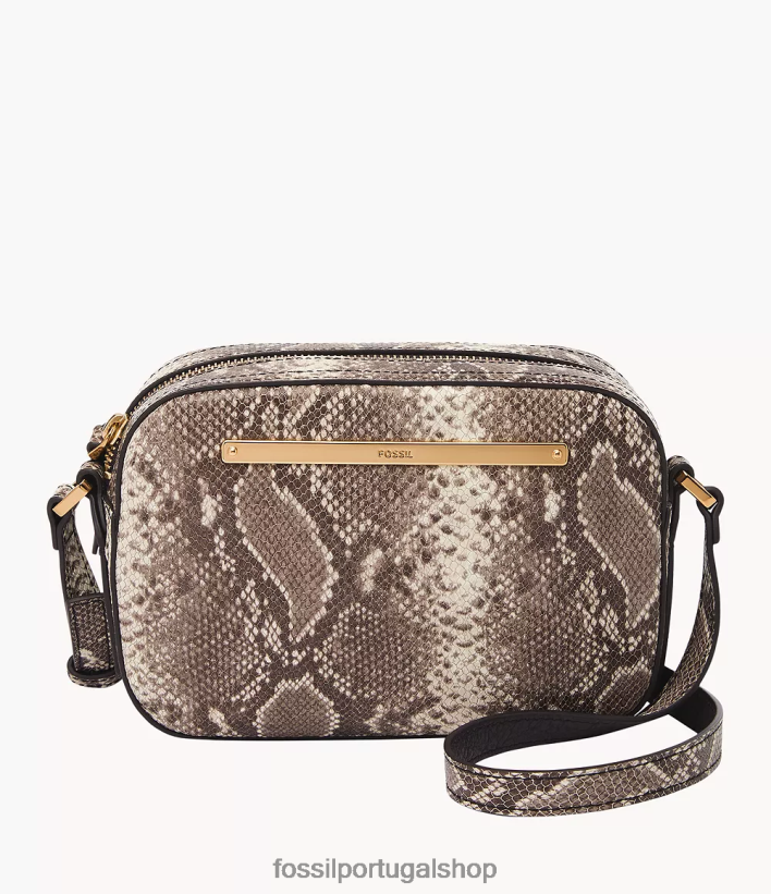 Fossil mulheres bolsa para câmera liza estampa de cobra bolsa 40NJ6Z352