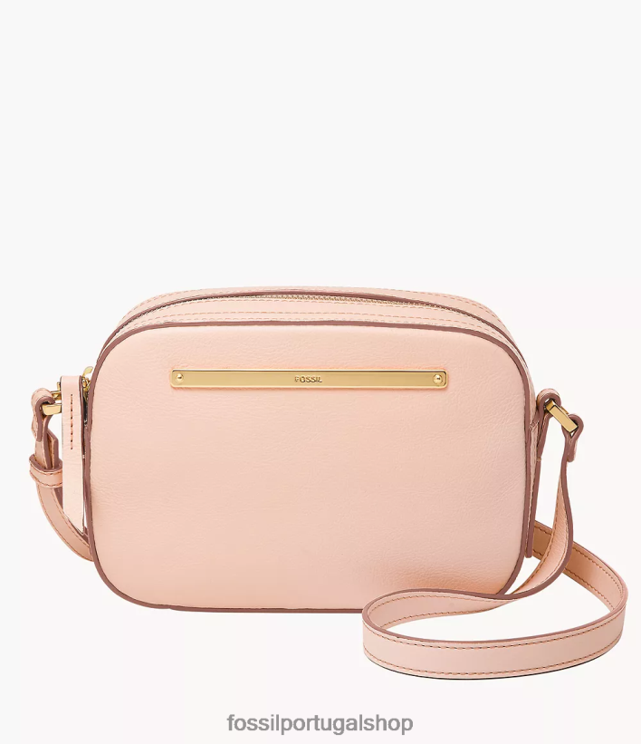 Fossil mulheres bolsa para câmera liza rosa bolsa 40NJ6Z401