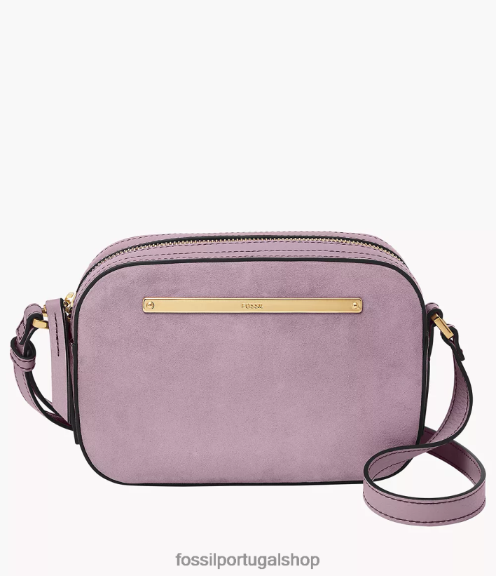 Fossil mulheres bolsa para câmera liza roxo bolsa 40NJ6Z351