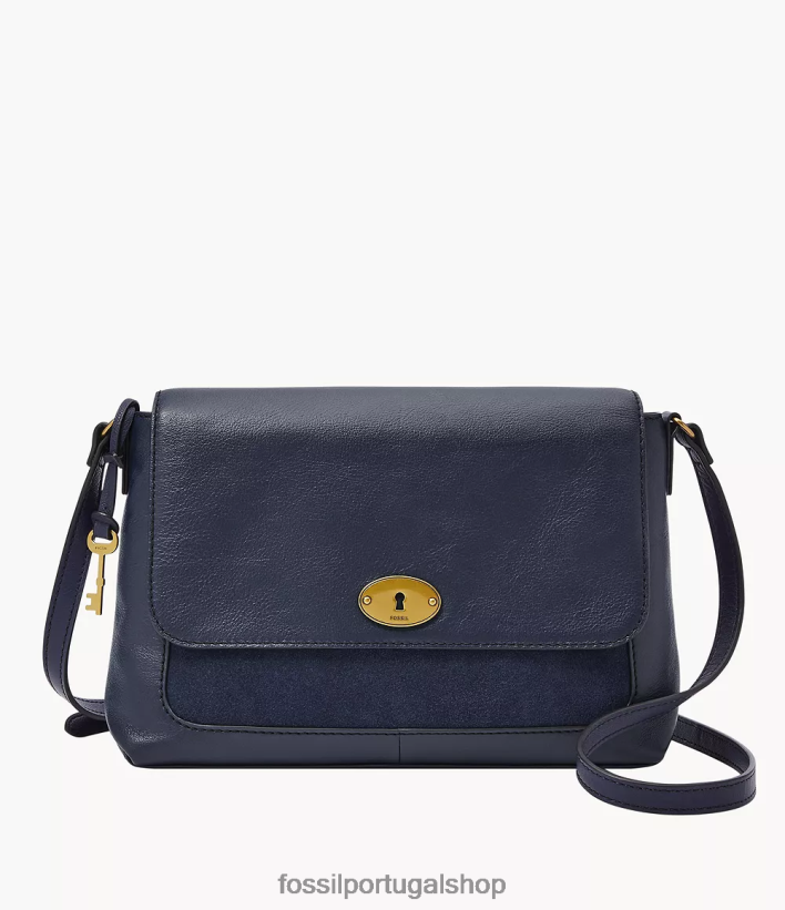 Fossil mulheres bolsa tiracolo gabriella marinha bolsa 40NJ6Z579