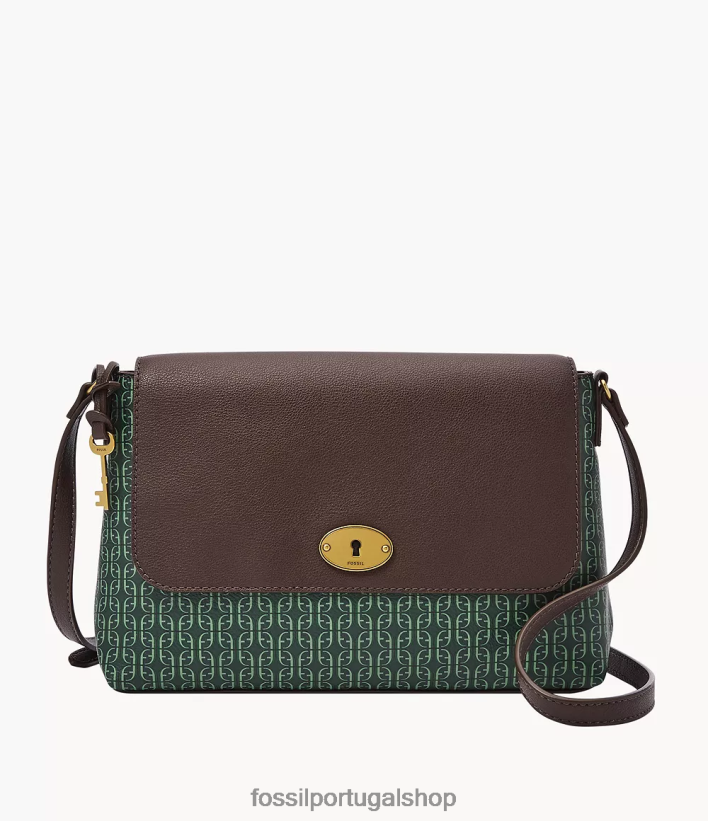 Fossil mulheres bolsa tiracolo gabriella verde bolsa 40NJ6Z706