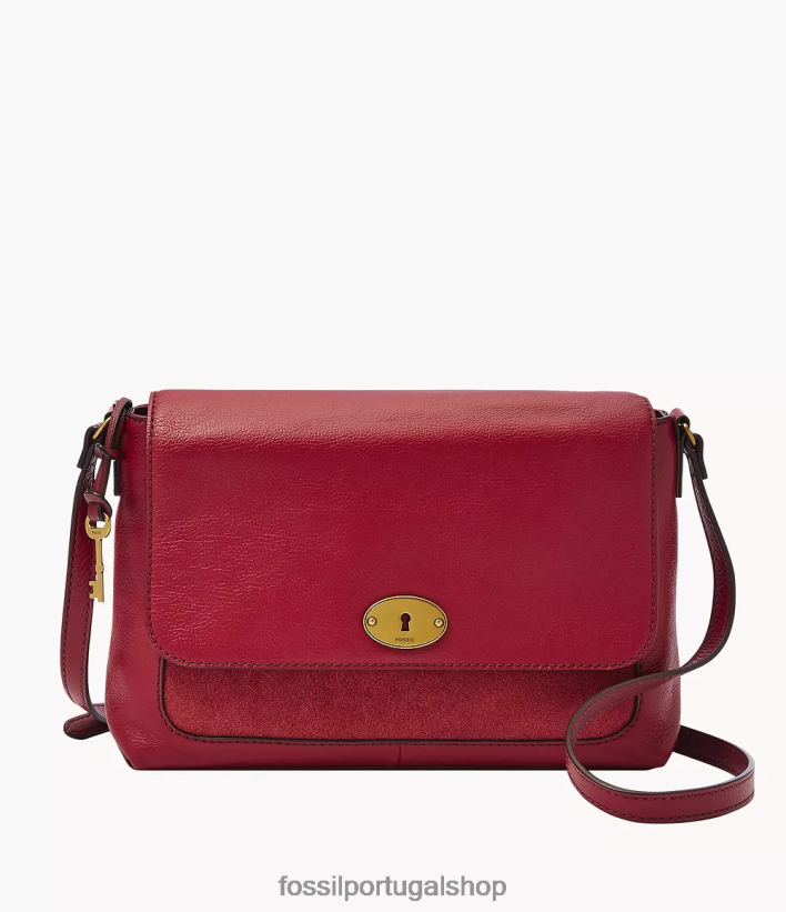 Fossil mulheres bolsa tiracolo gabriella vermelho bolsa 40NJ6Z539