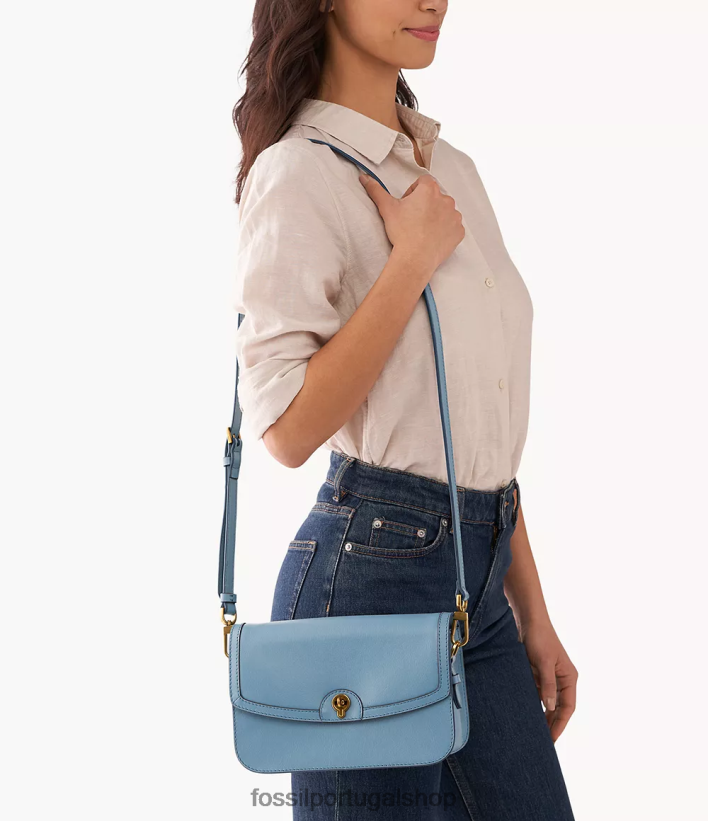 Fossil mulheres bolsa transversal ainsley azul bolsa 40NJ6Z551