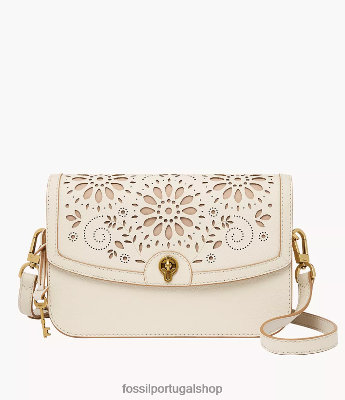 Fossil mulheres bolsa transversal ainsley branco bolsa 40NJ6Z414