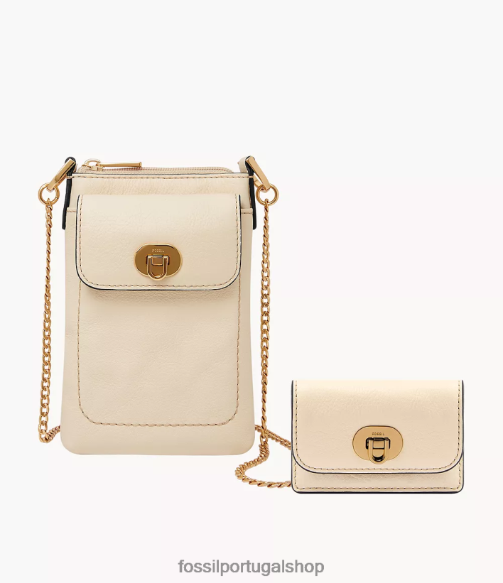 Fossil mulheres bolsa transversal harper osso bolsa 40NJ6Z320