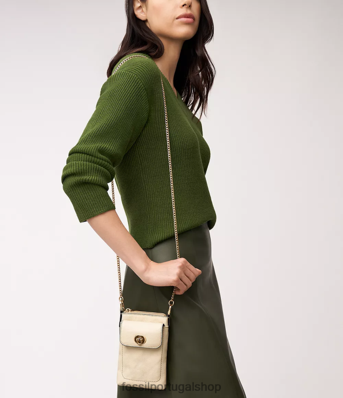 Fossil mulheres bolsa transversal harper osso bolsa 40NJ6Z320