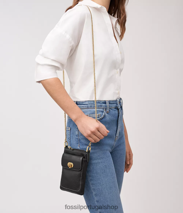 Fossil mulheres bolsa transversal harper preto bolsa 40NJ6Z342