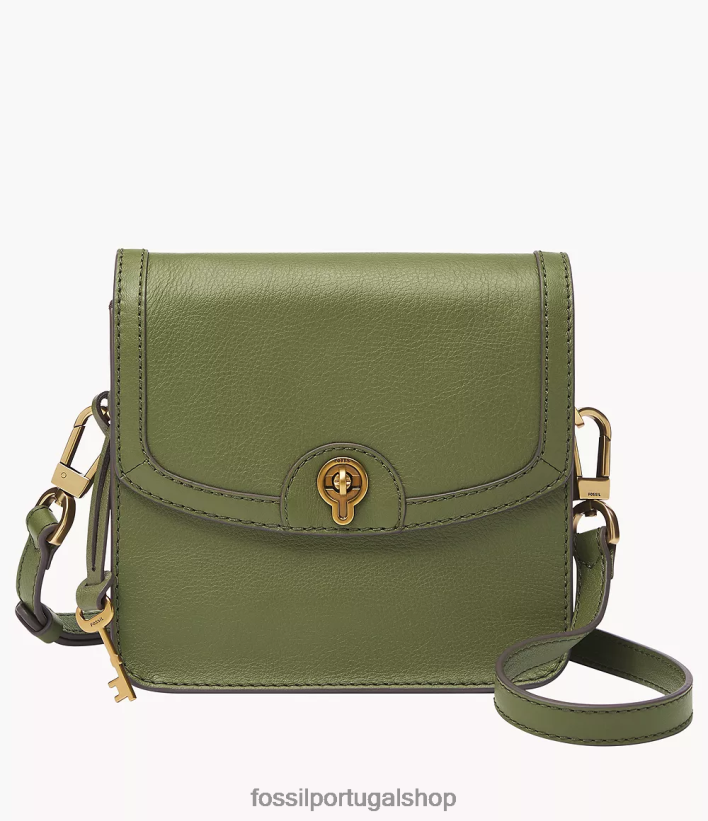Fossil mulheres bolsa transversal pequena ainsley Oliva bolsa 40NJ6Z484