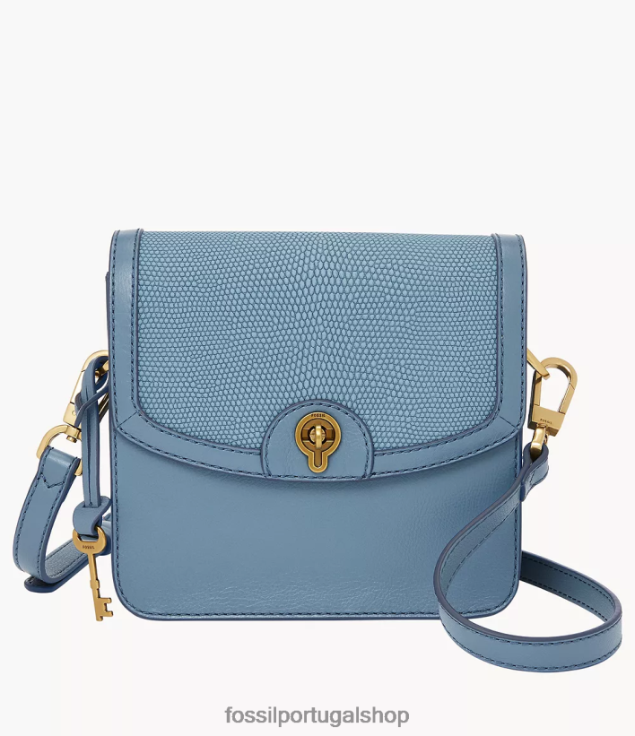 Fossil mulheres bolsa transversal pequena ainsley azul bolsa 40NJ6Z699
