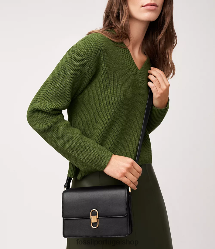 Fossil mulheres bolsa transversal pequena avondale preto bolsa 40NJ6Z283