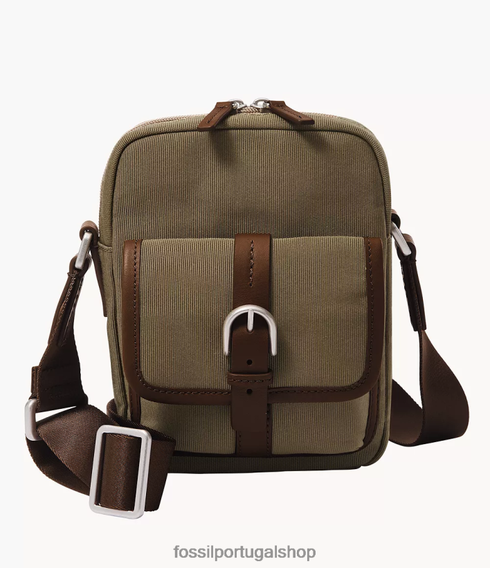 Fossil mulheres camden n/s crossbody cáqui bolsa 40NJ6Z1633