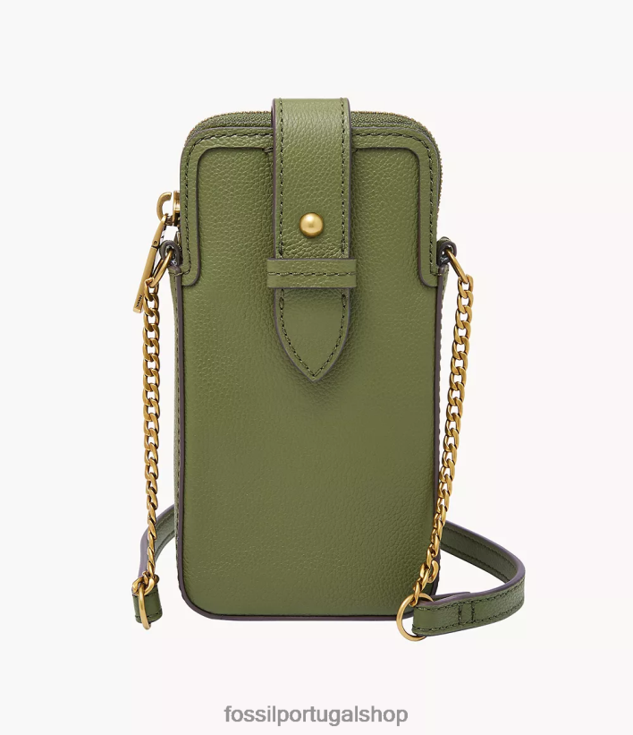 Fossil mulheres capa de telefone lainie crossbody Oliva bolsa 40NJ6Z528