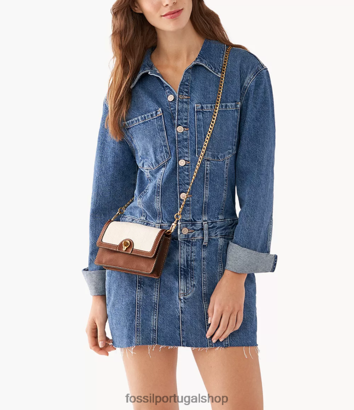Fossil mulheres carteira ainsley crossbody neutro bolsa 40NJ6Z850