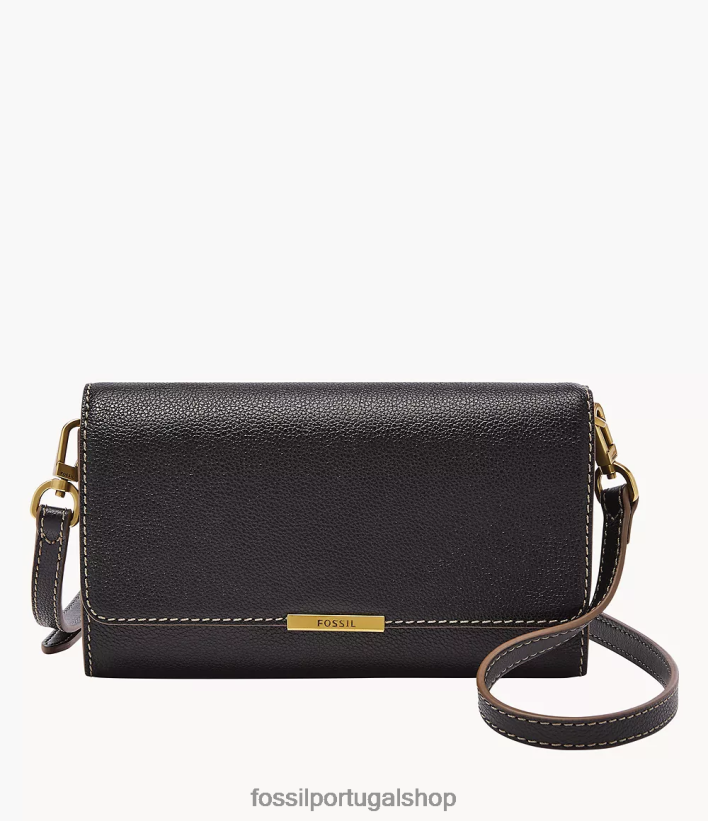 Fossil mulheres carteira jori crossbody preto bolsa 40NJ6Z845