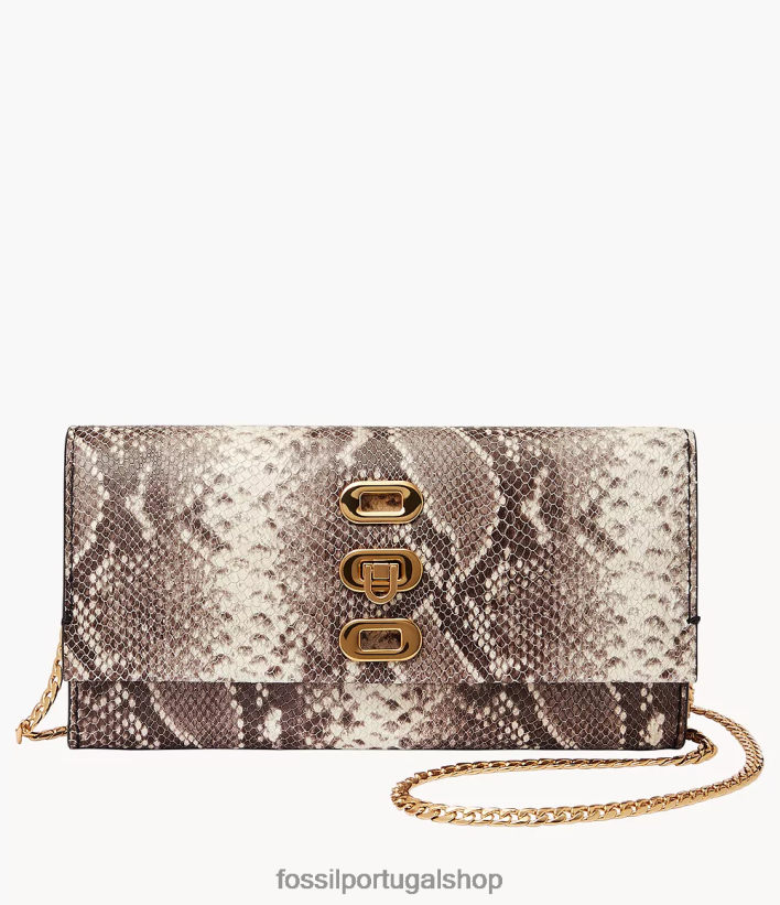 Fossil mulheres carteira penrose crossbody branco bolsa 40NJ6Z298