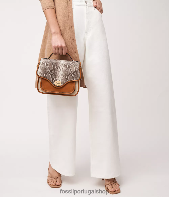 Fossil mulheres crossbody com alça superior Heritage listras bolsa 40NJ6Z303