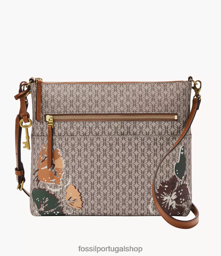 Fossil mulheres crossbody fiona cáqui bolsa 40NJ6Z417