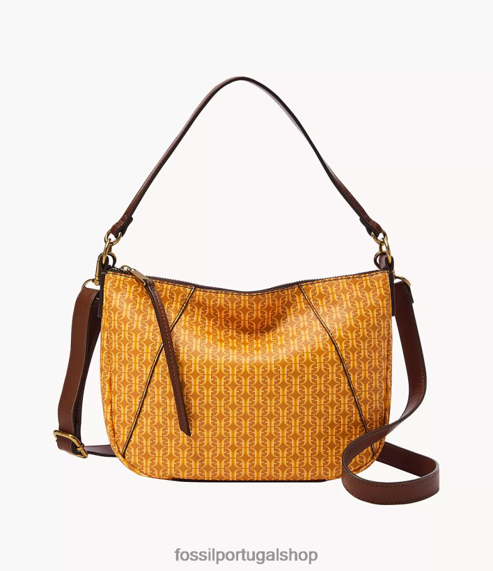 Fossil mulheres crossbody skylar amarelo bolsa 40NJ6Z682