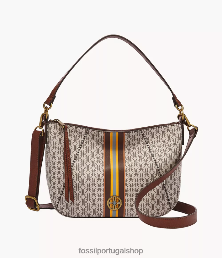 Fossil mulheres crossbody skylar cáqui bolsa 40NJ6Z474