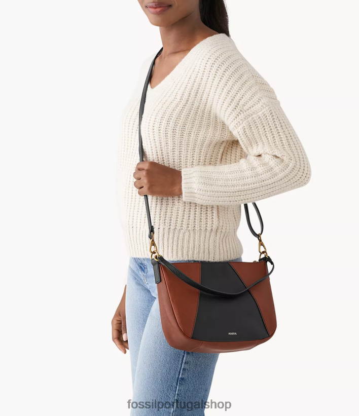 Fossil mulheres crossbody skylar marrom bolsa 40NJ6Z680